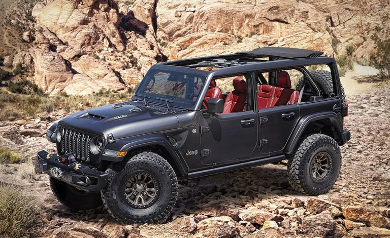 Jeep Wrangler Rubicon 392 Concept. Viene con motor V8 de 450 CV