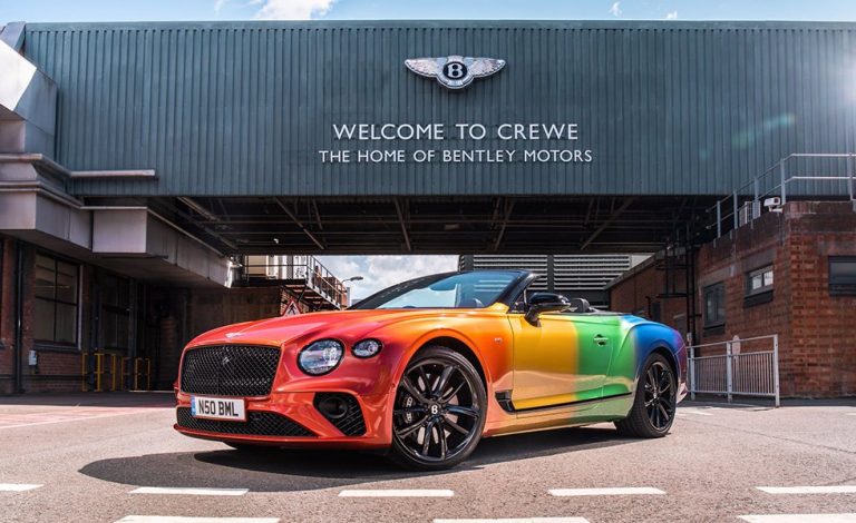 Bentley Continental GT. Orgulloso arcoíris