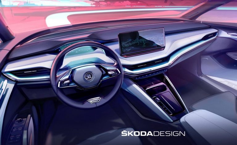 Así es el interior del nuevo Skoda Enyaq iV