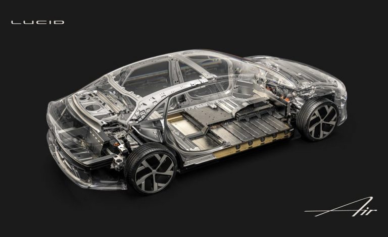 Lucid Air. Presume de ofrecer más de 830 kilómetros de autonomía