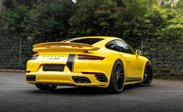 Manhart TR 850. Este puede ser el Porsche 911 Turbo S más salvaje del mundo