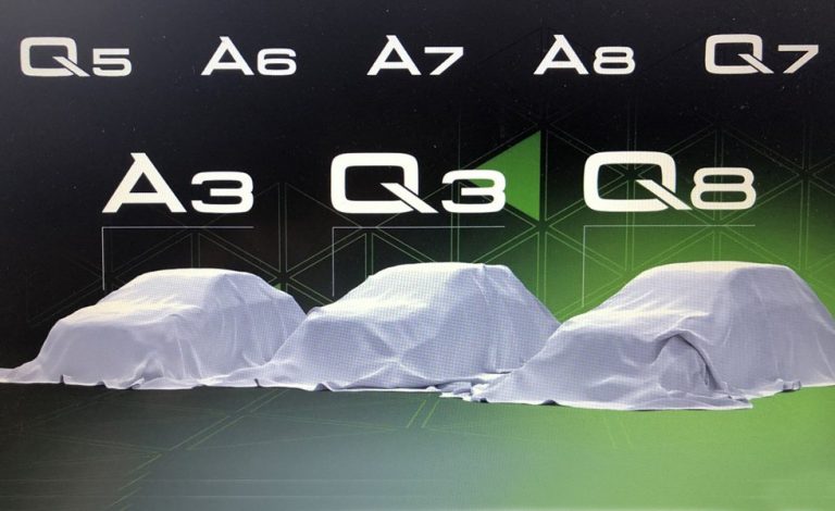 Audi sumará los A3, Q3 y Q8 a su gama PHEV