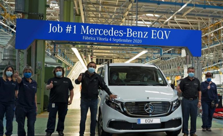 Mercedes EQV. Ya se está produciendo en Vitoria