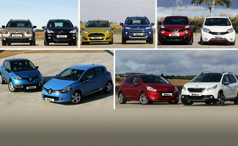 Comparativas utilitario contra pequeño crossover. Se imponen los de toda la vida