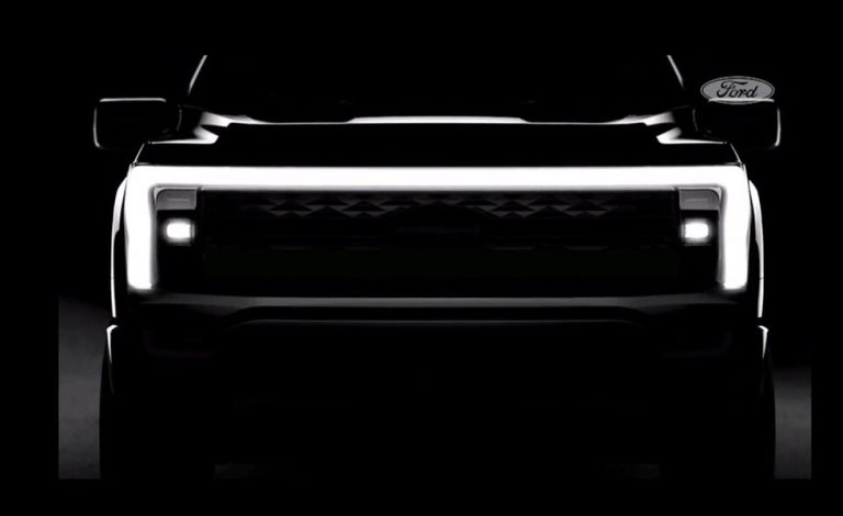 Ford F-150 eléctrica. Primera imagen de la pick-up cero emisiones