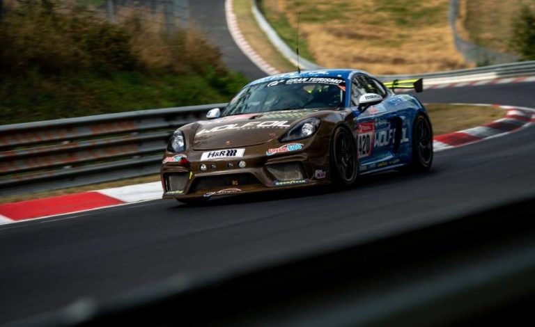 Porsche 718 Cayman GT4 Clubsport MR. Se presentó en Nürburgring con una carrocería especial