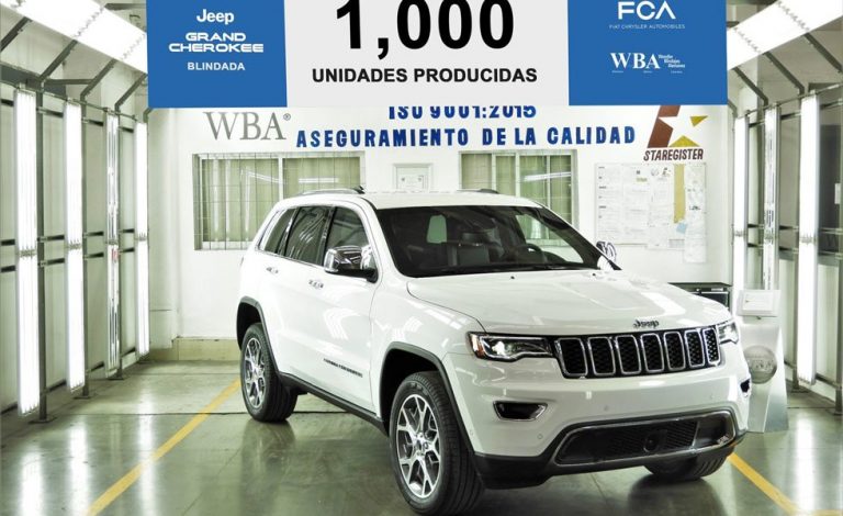 Jeep Grand Cherokee. Ya son 100.000 blindados que salen de Toluca