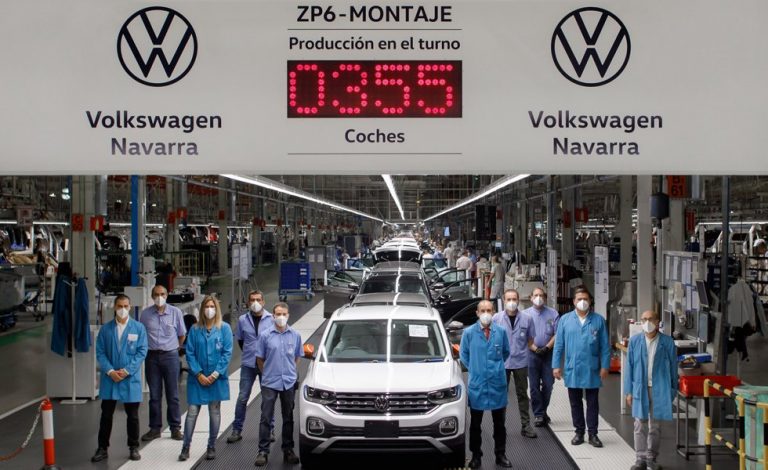 1.581 coches en un día: récord de producción en Volkswagen Navarra