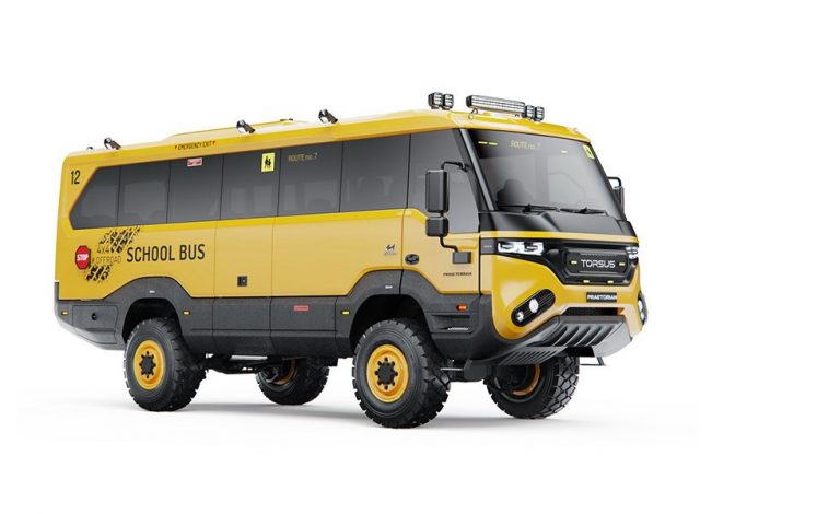 Torsus Praetorian. El autobús escolar más capaz del mundo