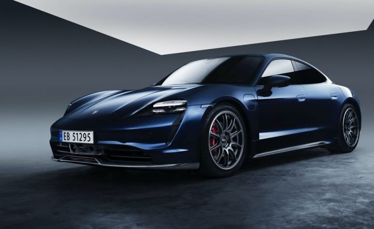 Porsche Taycan. Fibra de carbono cortesía de Zyrus Engineering