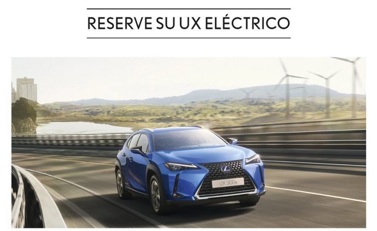 El Lexus UX 300e ya se reserva online