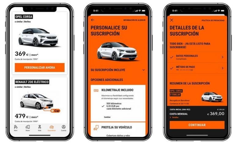Sixt +, un nuevo servicio de suscripción pionero en España