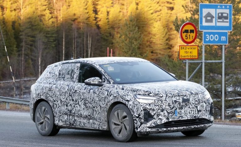El Audi Q4 e-tron se va a la nieve
