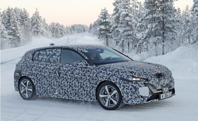Peugeot 308 2021. Empieza sus pruebas invernales
