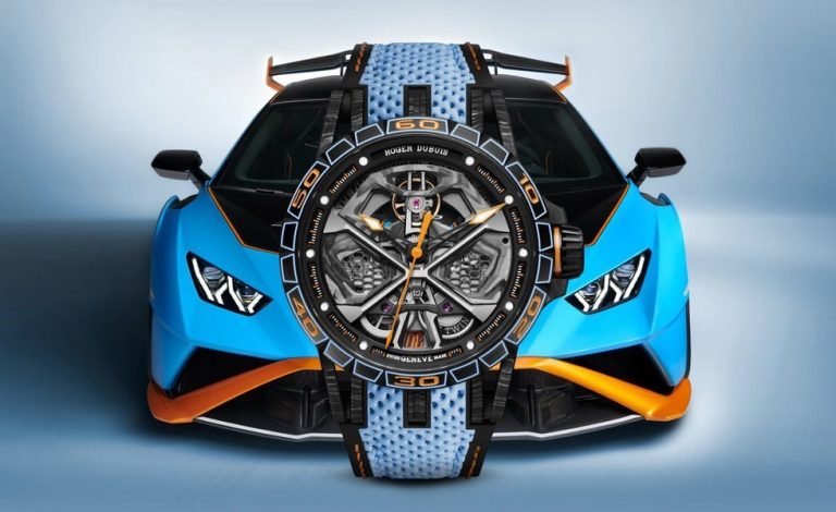 Roger Dubuis se inspira en el Lamborghini Huracan STO para crear este reloj
