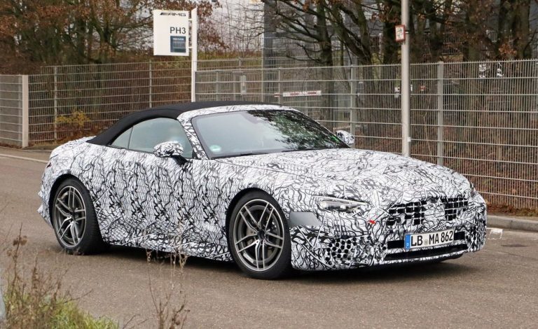 El nuevo Mercedes AMG SL 63 pierde camuflaje