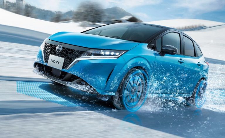 Nissan Note e-Power AWD. Listo para el invierno en Japón