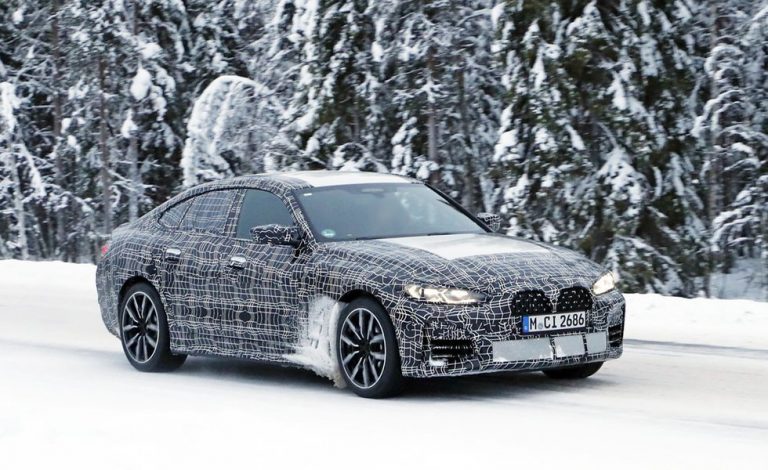 El BMW Serie 4 Gran Coupé, espiado en la nieve