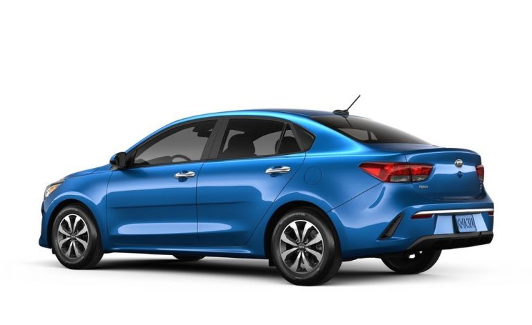 Kia Rio. Este es el que se vende en Estados Unidos