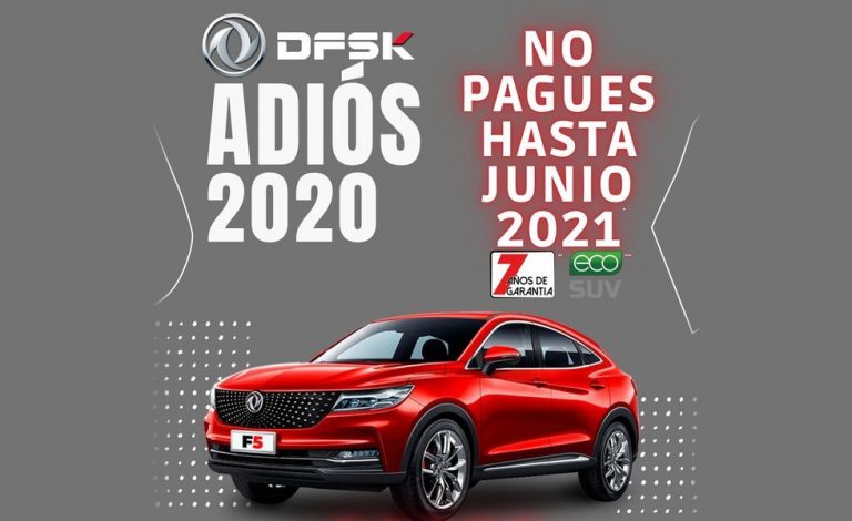 DFSK. Compra ahora y no empieces a pagar hasta junio de 2021