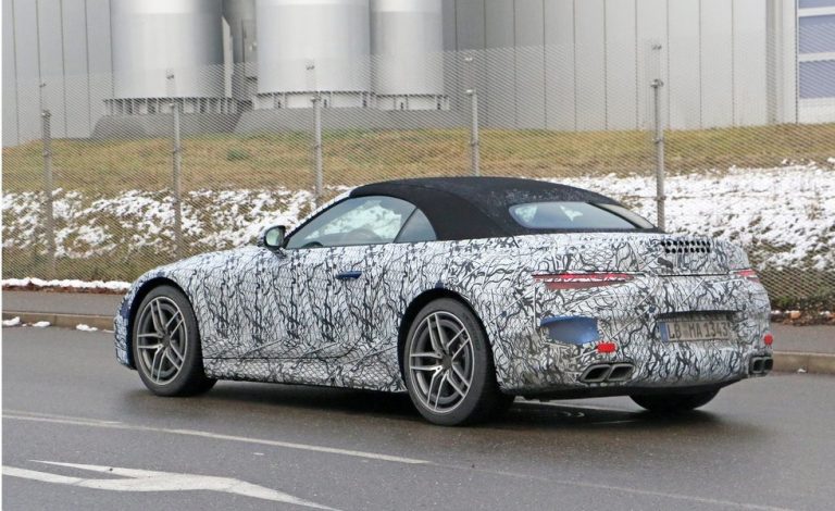 El Mercedes AMG SL 63 sigue sus pruebas