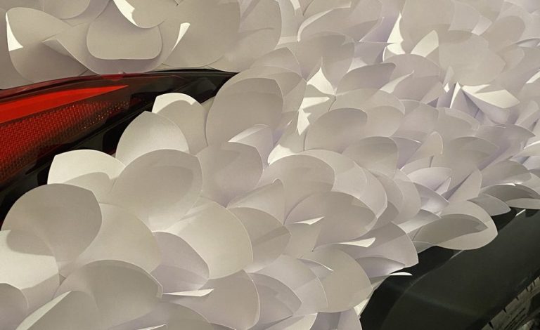 El Lexus Art Car 2021 va tomando forma