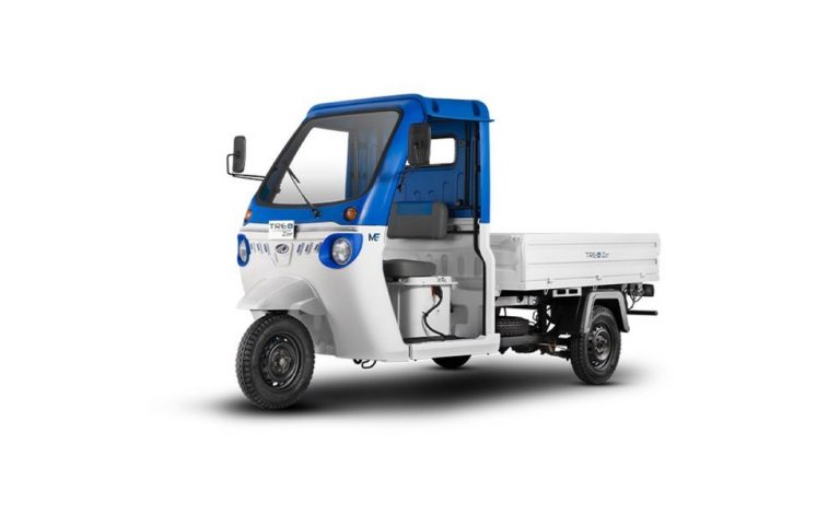 Mahindra Treo Zor. El tuk-tuk eléctrico que usará Amazon en la India