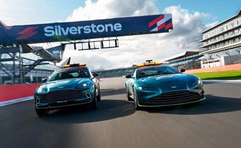 Aston Martin. Estos son sus Safety car y Medical car para la Fórmula 1