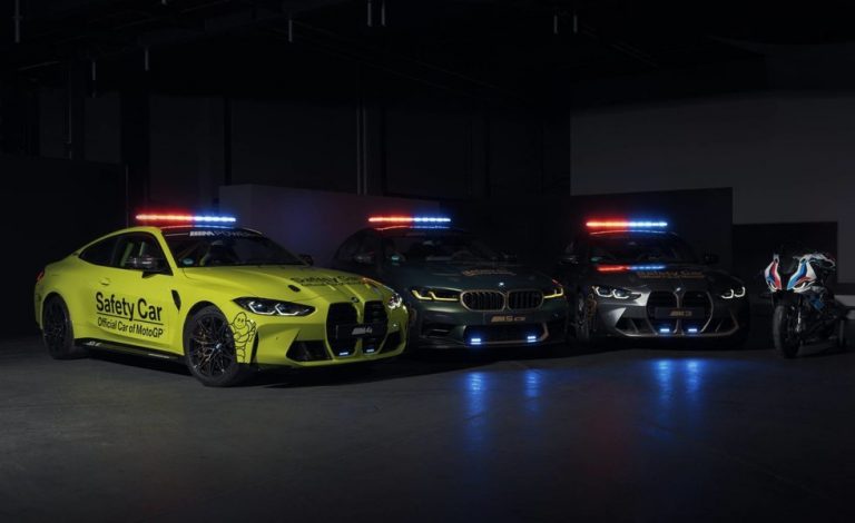 BMW M desvela su flota de Safety Cars para MotoGP