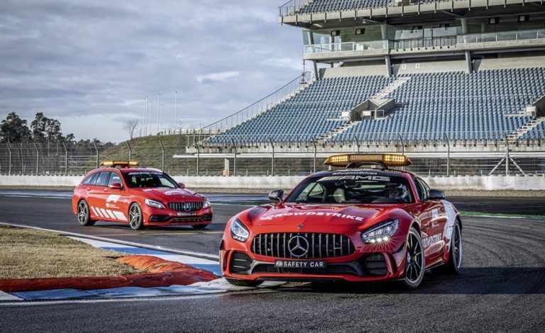 Mercedes-AMG GT R y C63 S Estate. Los coches de seguridad y médico de la F1 estrenan color