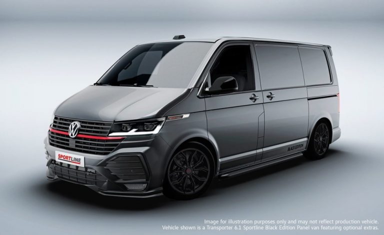 Volkswagen Transporter T6.1 Sportline. La presencia por delante