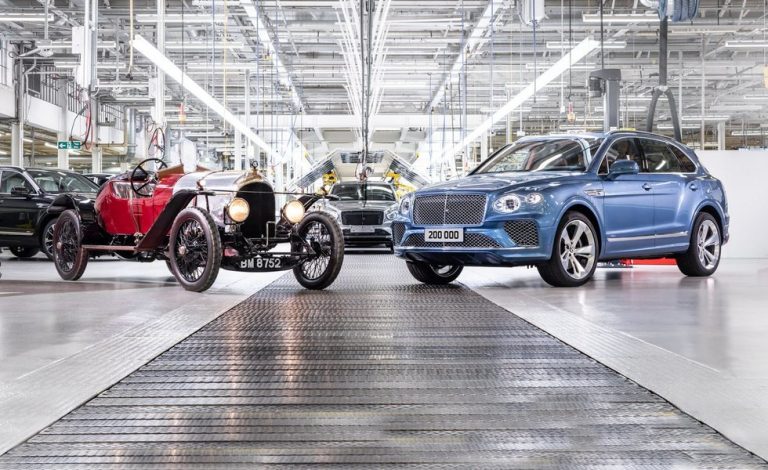 Bentley. 102 años de historia; 200.000 vehículos vendidos y 25.000 son SUV