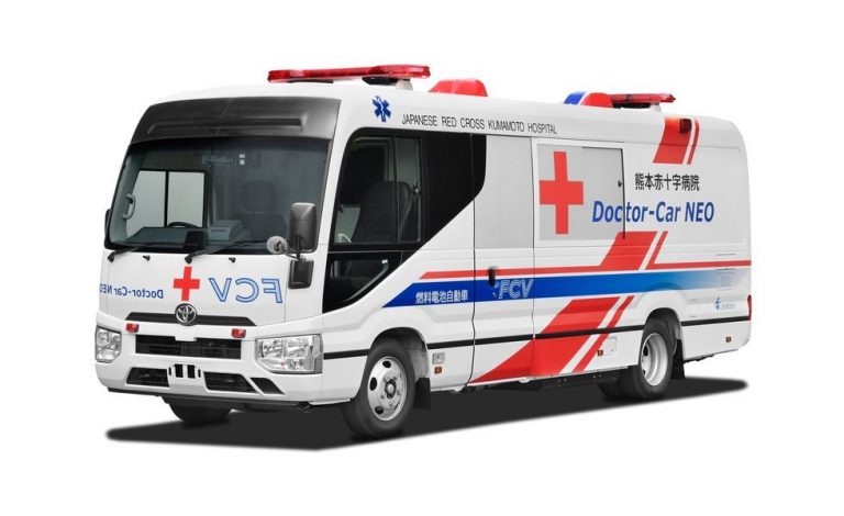 Toyota crea la primera clínica móvil propulsada por hidrógeno