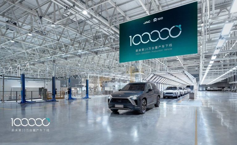 NIO alcanza los 100.000 ejemplares producidos