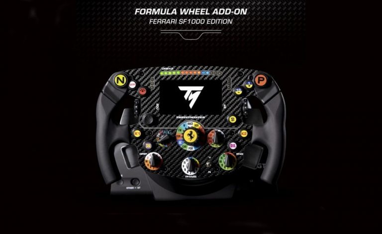 Thrustmaster lanza este volante de simulación réplica del Ferrari SF1000 de F1