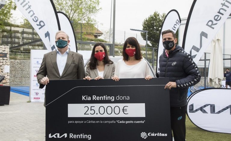 Kia dona a Cáritas 25.000 euros gracias a su campaña #1eurodesdecasa