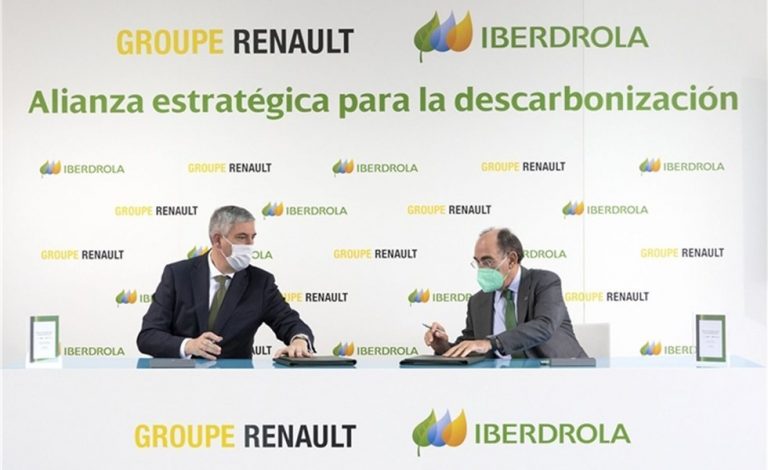 Renault e Iberdrola se alían para promover la sostenibilidad en las fábricas de la marca