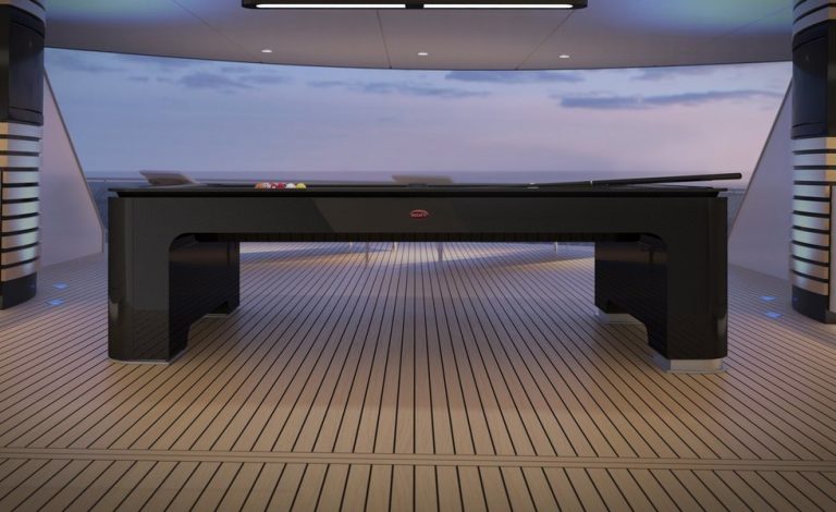 Bugatti. Una mesa de billar en carbono que cuesta 250.000 euros