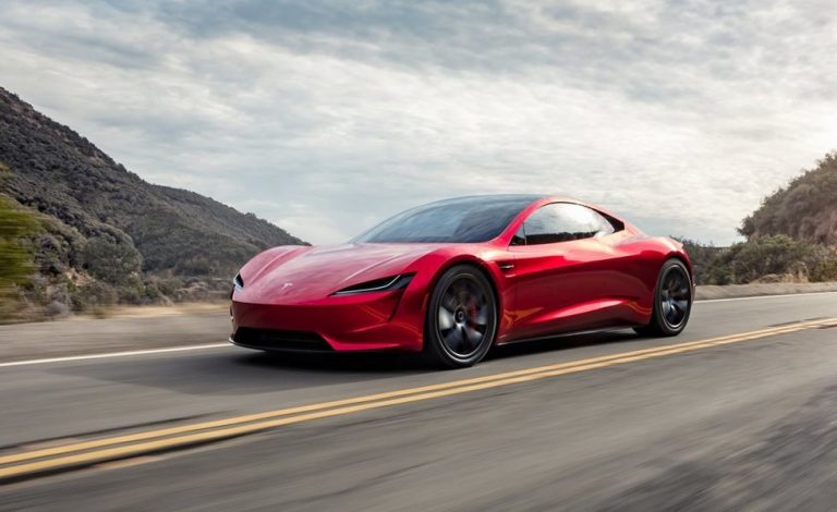 Tesla Roadster con paquete SpaceX ¿0 a 96 km/h en 1,1 segundos?