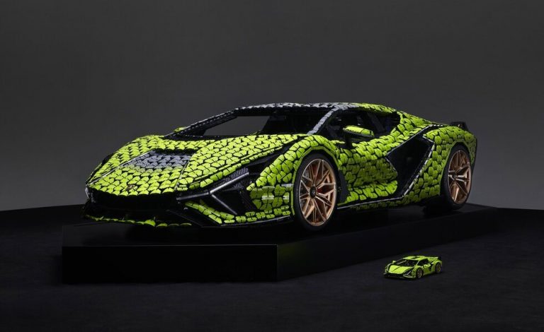 Lego Technic crea este Lamborghini Sián FKP 37 a tamaño real