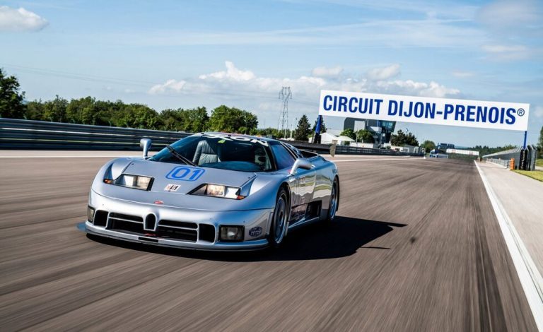 Bugatti EB 110 Sport Competizione. Un bólido único e irrepetible