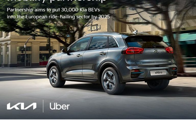 Kia y Uber se asocian para promover la movilidad eléctrica