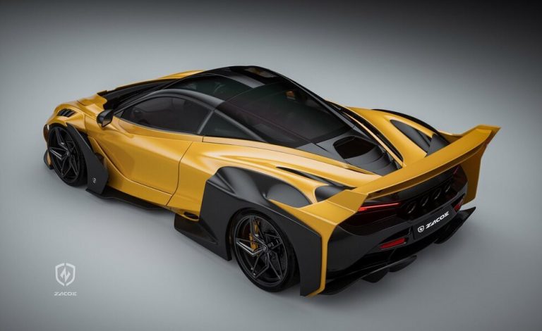 El especialista Zacoe crea este kit aerodinámico para el McLaren 720S