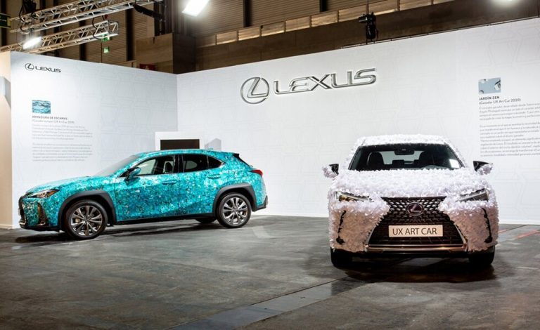 Los coches ganadores del concurso Lexus UX Art Car están en ARCOmadrid