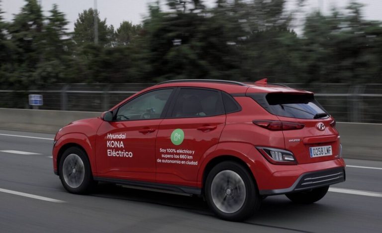 El Hyundai Kona Eléctrico recorre 790 km con una sola carga