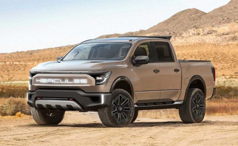 Pininfarina ha diseñado este Hércules Alpha, un nuevo pick-up eléctrico