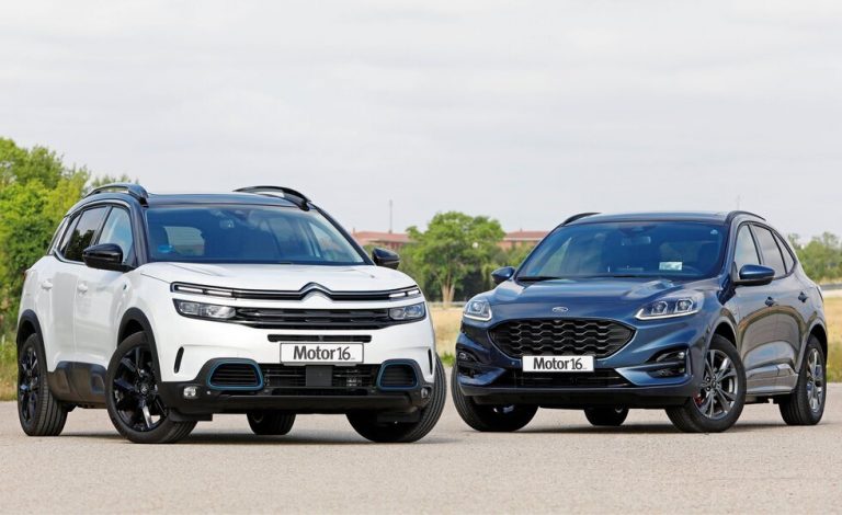 Citroën C5 Aircross Hybrid frente a Ford Kuga PHEV. SUV+PHEV, la nueva fórmula del éxito