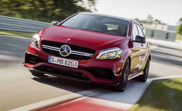 Mercedes A45 AMG 2016. De nuevo es el compacto más potente