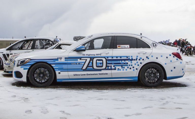 Mercedes C 250d. Batiendo récords en Pikes Peak… ¡con un diésel!