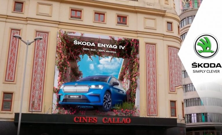 El Skoda Enyaq iV conquista la Plaza del Callao